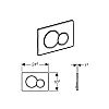 Πλακέτα Ενεργοποίησης Για Καζανάκι Geberit Sigma 01 115.770.KA.5 Γυαλιστερό Μάτ