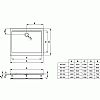 Ultra Flat Ορθογώνια Ντουζιέρα 140x80x4 cm Λευκή 