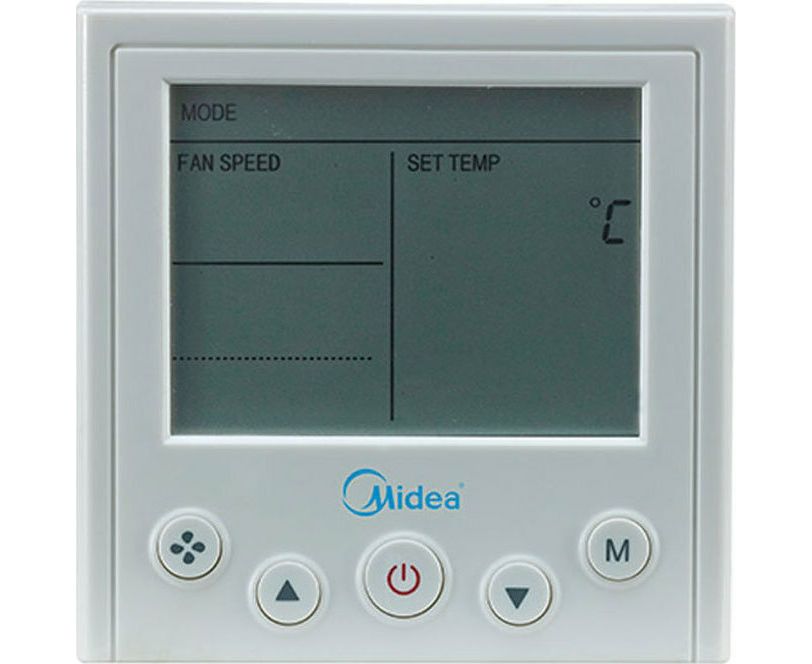 Ψηφιακό Ενσύρματο Χειριστήριο για Fan Coil Midea