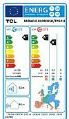 Κλιματιστικό TCL Miracle III 09CHSD/TPG21I 9.000 BTU